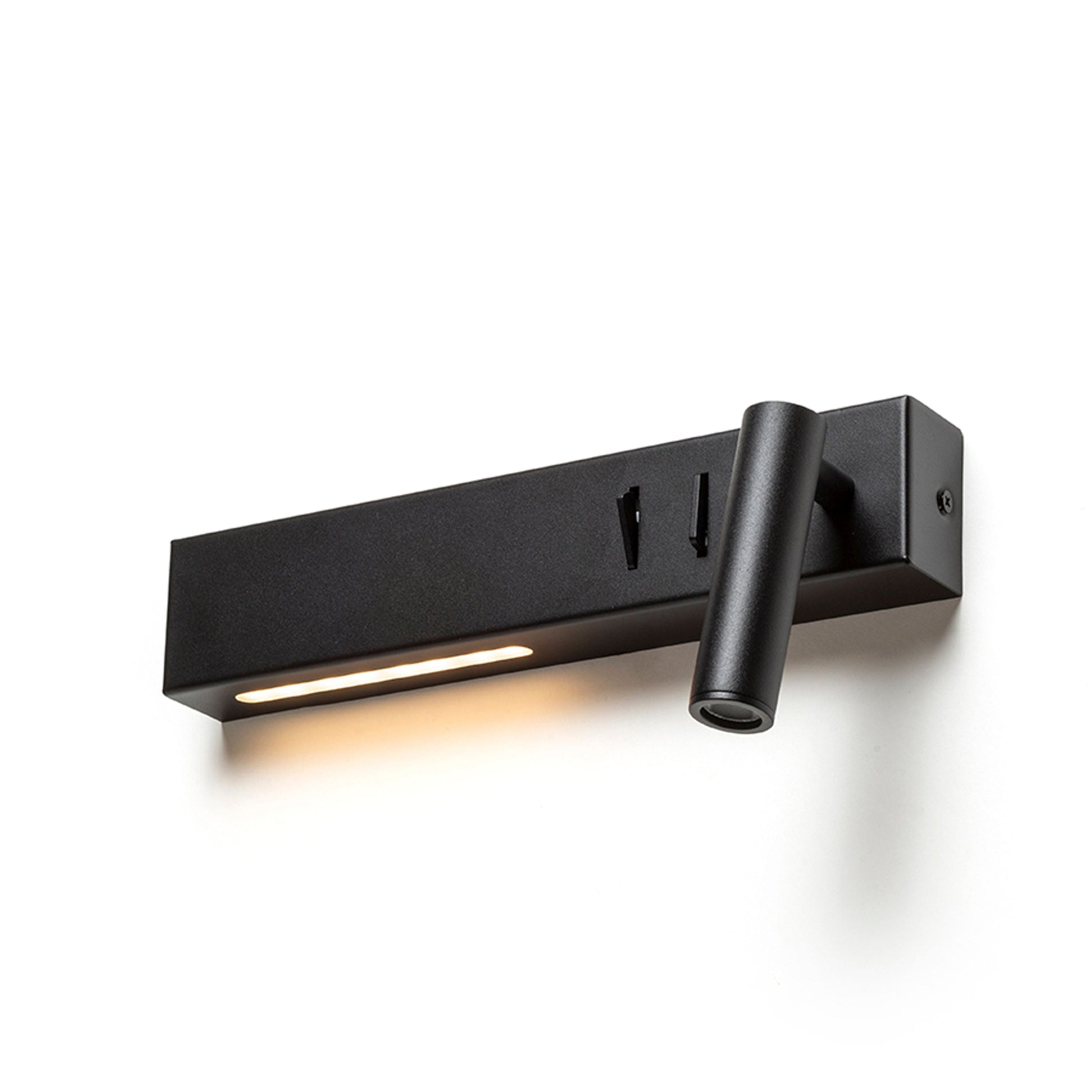 RENDL spotlight ODEON wall with backlighting black  230V LED 8+3W 30°  3000K R14524 6