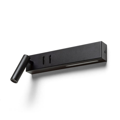 RENDL spotlight ODEON wall with backlighting black  230V LED 8+3W 30°  3000K R14524 7