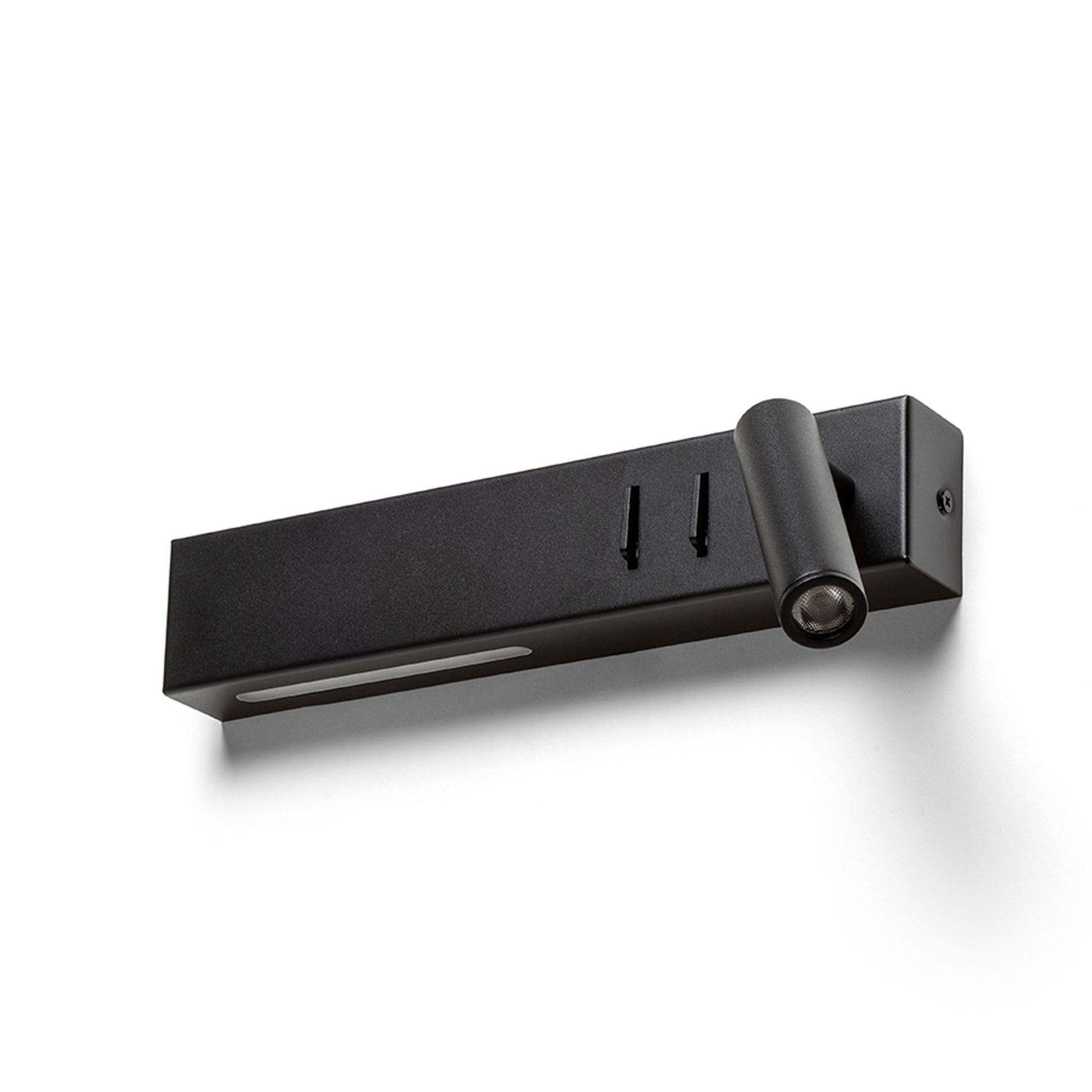 RENDL spotlight ODEON wall with backlighting black  230V LED 8+3W 30°  3000K R14524 8